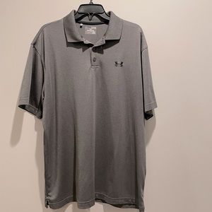 Gray Under Armour polo. Size XL